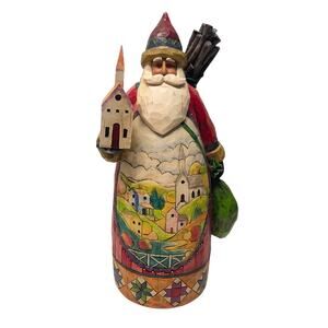 Jim Shore Santa Heartwood Creek God's Blessings are Forever 2004 READ